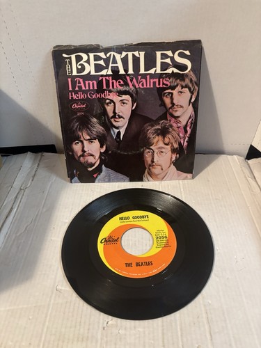 The Beatles - Hello Goodbye / I Am The Walrus - Vinyl 45 mit Bilderhülle