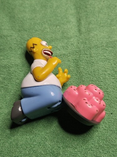The Simpsons HOMER SIMPSON Donuts Wind Up Toys Subway Kids Meal 1997 WORKS - Picture 2 of 5