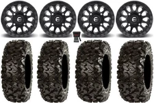 Fuel Vector MB 14" Wheels 27" Rip Saw Tires Sportsman 550 850 1000