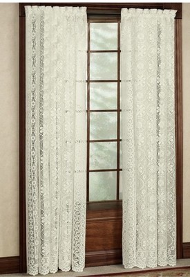 Sweet Home Collection Hopewell Classic Old World Style Lace Curtain Panel
