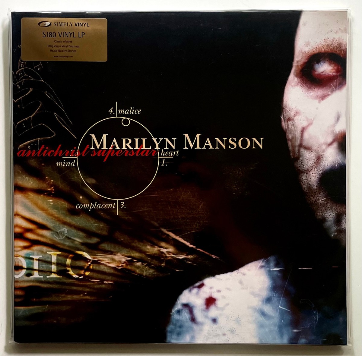 LIKE NEW!! 1998 MARILYN MANSON Album ANTICHRIST SUPERSTAR Lp