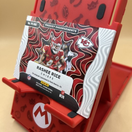 2024 PANINI ILLUSIONS-#PE-RRE PRODIGY ENDORSEMENTS RASHEE RICE AUTO 1/49 CHIEFS - Picture 6 of 7