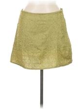 Musera Women Green Casual Skirt M