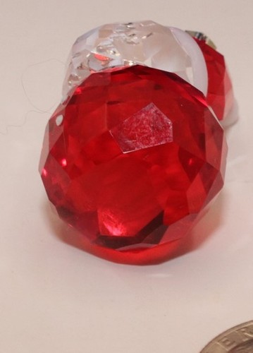 SWAROVSKI CRYSTAL ROCKING SANTA CLAUSE 1 3/4" TALL x 3/4" #5544533 - Picture 6 of 8