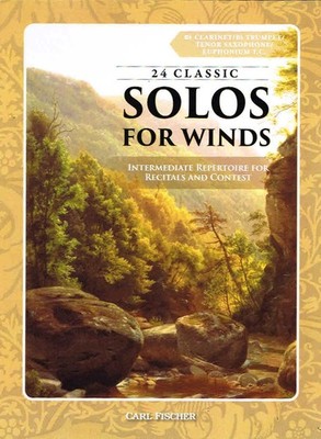 24 Classic Solos for Winds - Bb Instruments - Intermediate Repertoire (WF247)