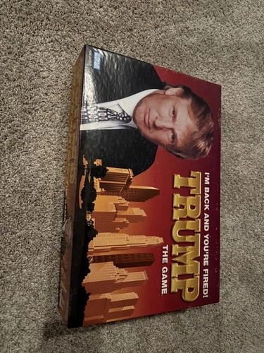 Vintage Donald Trump the Game 2004, Parker Brothers Edition Board Game Rare