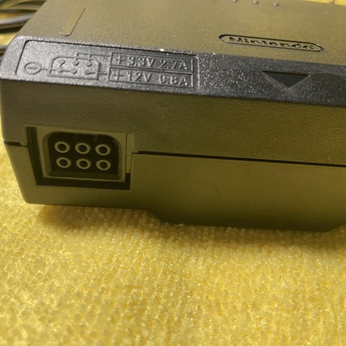 GENUINE OEM NINTENDO 64 N64 NUS-002 ( USA ) AC POWER SUPPLY CLEANED TESTED - Picture 3 of 6