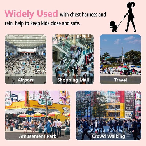 Toddler Kids Baby Safety Walking Belt Hand Anti-lost Harness Strap Wrist Leash - Picture 11 of 22