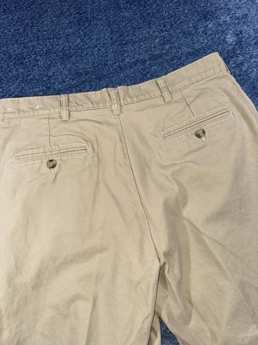 Pantalones J Press Para Hombre 34x31 Marrón Hecho en EE. UU. Rectos Planos Preppy Caqui Oficina - Imagen 9 de 13