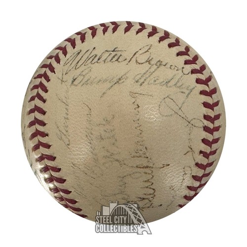 1941 New York Giants Autographed Official Spalding NL Baseball - PSA/DNA LOA - Picture 6 of 7