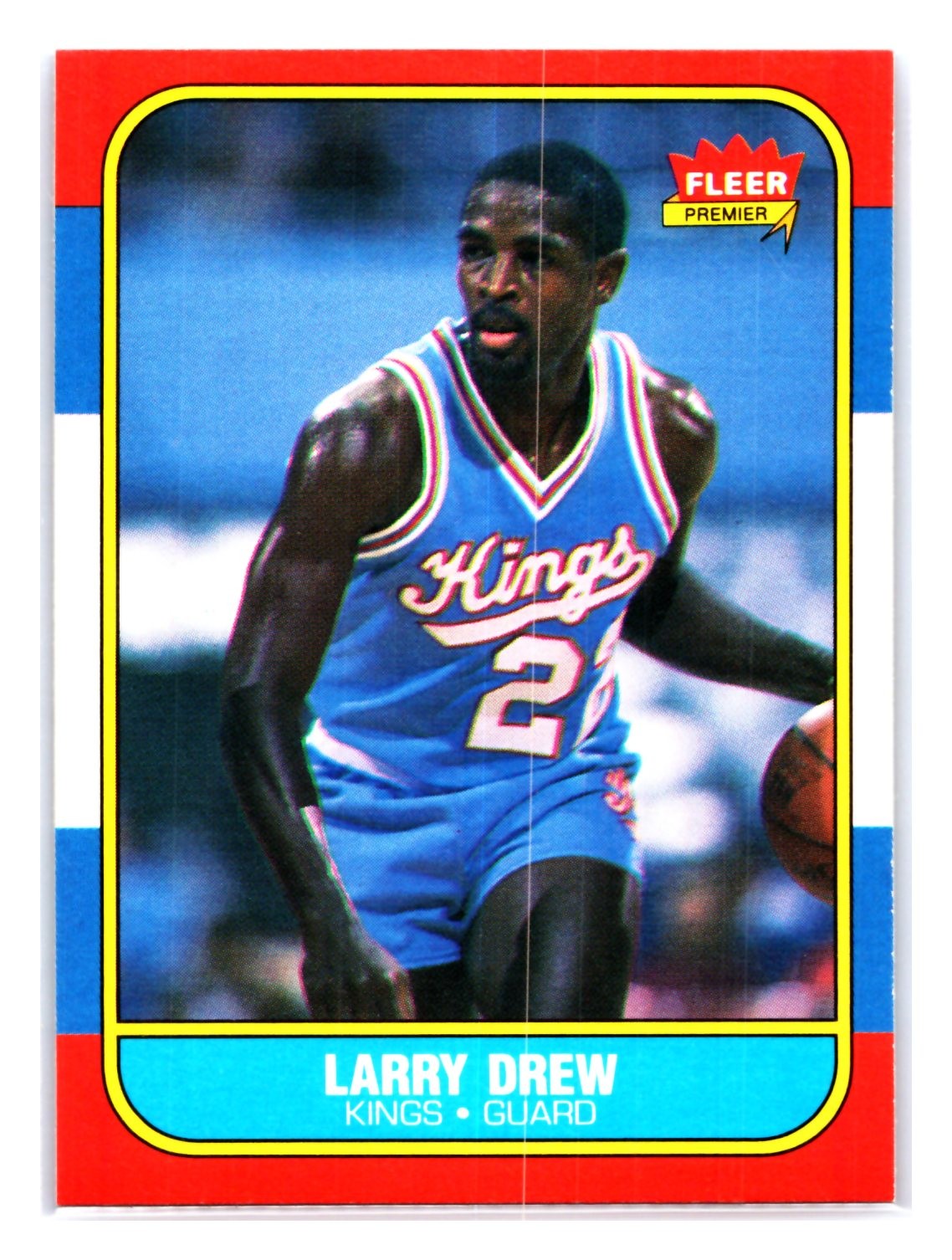 Larry Drew 1986-87 Fleer #25 Sacramento Kings