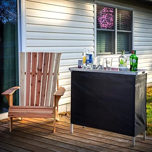 FALDA Y ESTUCHE DE TRANSPORTE MARCA INNOVACIONES MESA BAR BOLSA PREMIUM - PLATA Foto 3 de 4