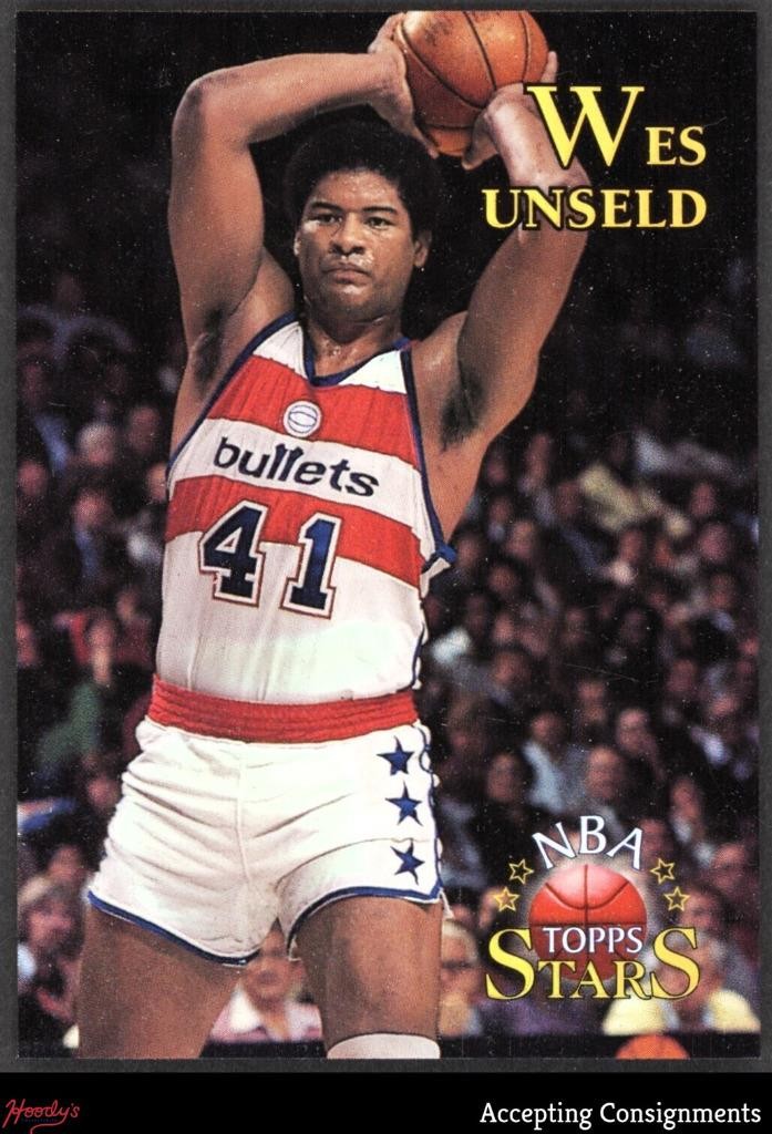 1996 Topps Stars Finest Refractor #146 Wes Unseld BULLETS