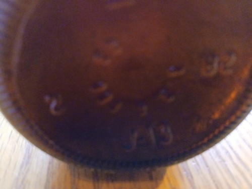 Vintage alte Milwaukee Bier 12oz Shorty Braunglas Flasche Schlitz Milwaukee Deckel - Bild 5 von 5