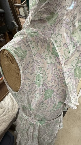 1920-30's Miss Spokane Lilac Parade Dress - Lovely Original Label Dress - Picture 14 of 15