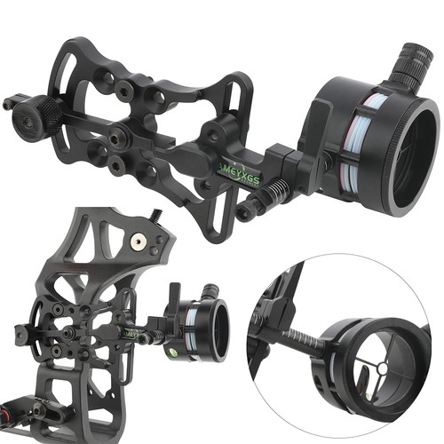 Compound Bow Sight 2 Pin 0.019" Micro Adjustable Archery Target Hunting Shooting - Picture 1 of 19