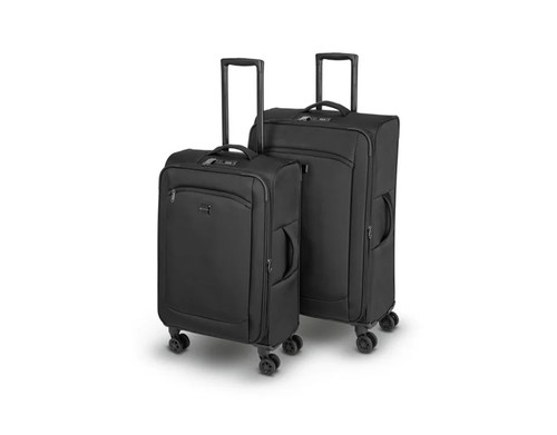 TOPMOVE® Kofferset, Softcase, 62 l und 96 l inkl. Rollen mit Zahlenschloss