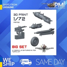 77Propeller PRP760 1/72 1/72 IL-2M FAB-100/250 RS-132 Soviet WW2 Rockets Tamiya