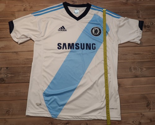 Camiseta de fútbol visitante Adidas Chelsea 2012 2013, para hombre talla L - Imagen 20 de 20