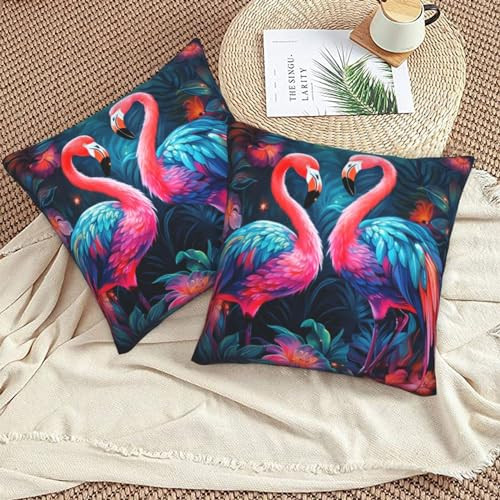Pack of 2 Pillow Covers 18 x 18 Inch Square Throw Pillow Cases Velvet - Picture 7 of 7