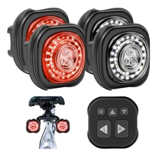 Bike Lights System-Turn Signal,Taillight&Headlight,Sync Front&Rear Bike Light...
