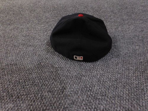 St. Louis Cardinals Hat Cap Fitted Mens 7 5/8 Black Red MLB Baseball New Era - Picture 10 of 15