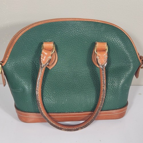 Bolso de hombro vintage Dooney & Bourke Norfolk de cuero verde - Imagen 6 de 14