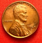 1947-S Lincoln Wheat Cent Penny GEM RED BU From an Original Bank Roll
