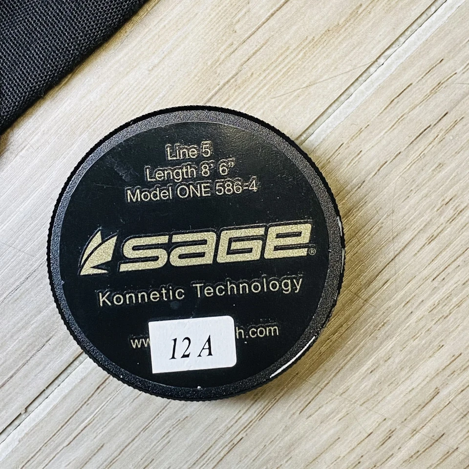 [Excellentl] SAGE ONE 586-4 5wt 8'6" Fly rod w/tube sock - Image 2 of 4