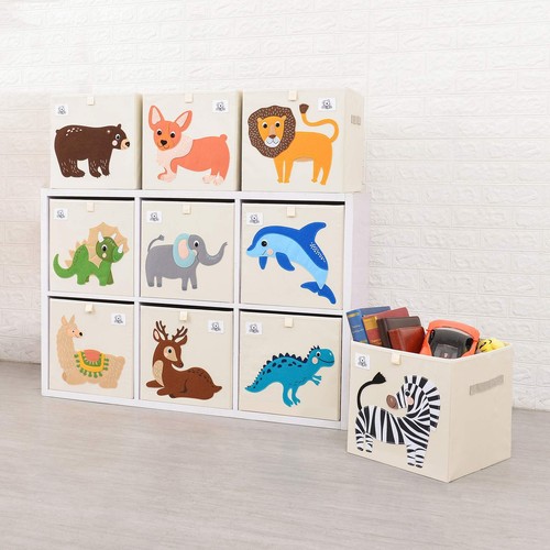 Foldable Animal Cube Storage Bins Fabric Toy Box/Chest/Organizer for /Nursery... - Picture 5 of 8