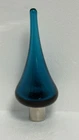 Blenko Glass Lamp Finial - Cerulean