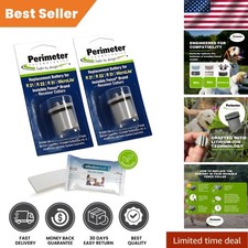 2-Pack Invisible Fence Collar Lithium-Ion Batteries Bonus Pet Towel Included