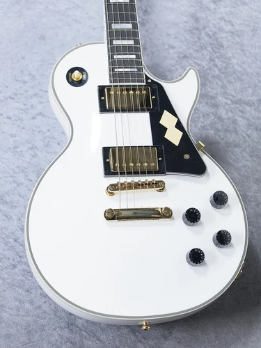 Epiphone Inspired by Gibson Custom shop Les Paul Custom Alpine White #GG9ah