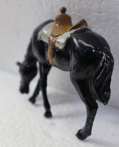 Vtg British Men Riding on a Horse Metal Toy Proprietors Britains LTD Copyright - Picture 19 of 21
