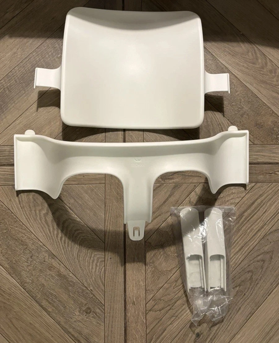 Stokke Tripp Trapp Baby Set and Gliders, White, compatible with tray
Opens in a new window or tab