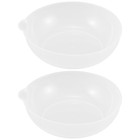 2 Pcs Kitchen Scale Replacement Bowl Plastic for Weighing Scales Pan