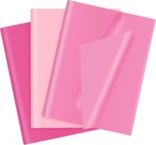 30 Sheets Pink Tissue Paper for Gift Bags, Assorted Pink Tissue Paper Wrap Bulk 