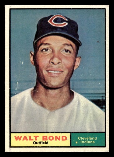 1961 Topps Walt Bond #334 EX Cleveland Indians - Picture 1 of 2