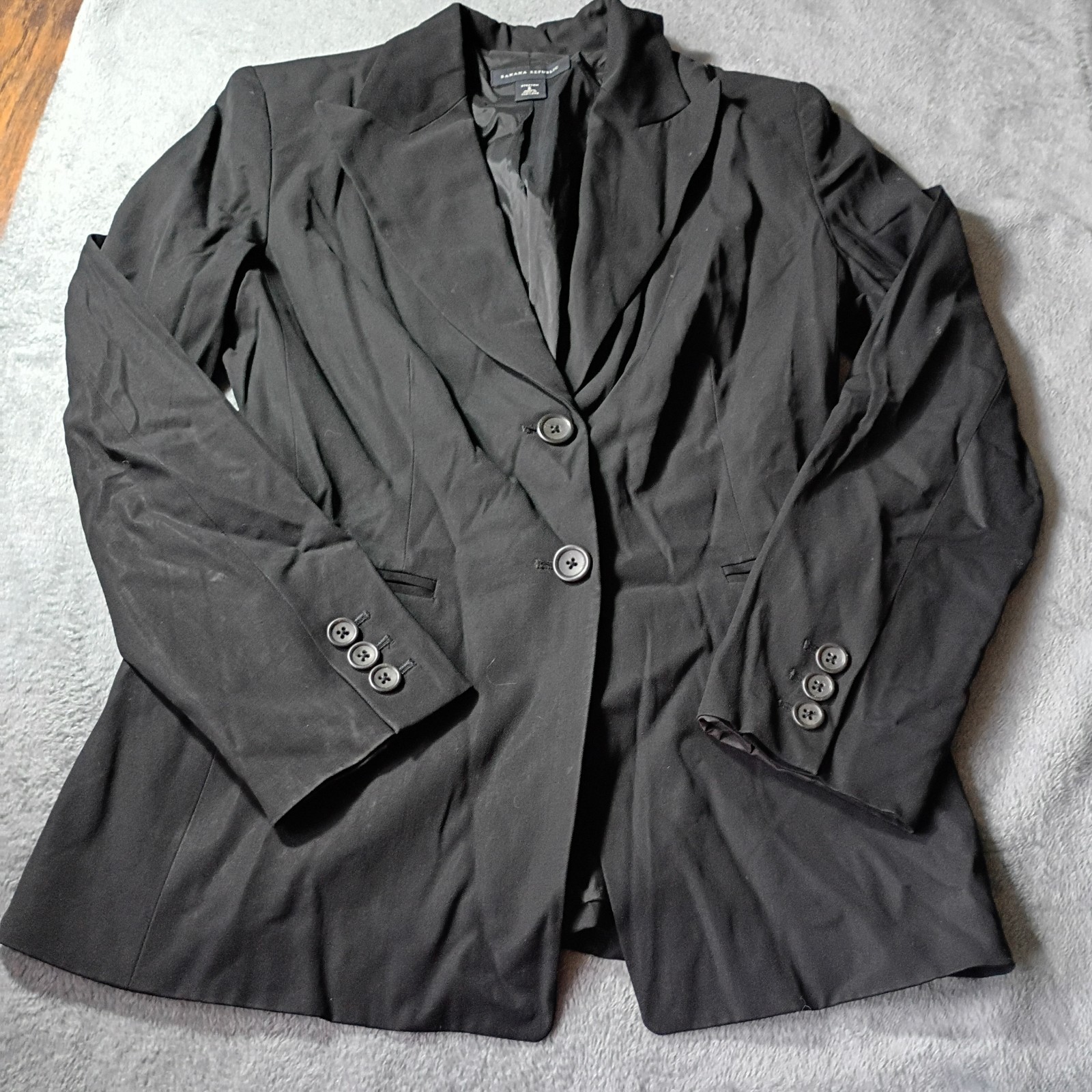 Blazer Banana Republic Women Black Size 6-image
