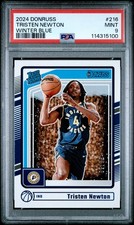 2024 Panini Donruss #216 Tristen Newton Winter Blue PSA 9