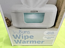 TinyBums Baby Wipe Warmer  Dispenser with LED Changing Light  On/Off Switch -