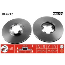 2x Bremsscheibe vorne für Ford Transit FA FD FM | 633699