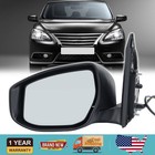 Power Mirror For 2013-2019 Nissan Sentra Left Driver Side Manual Folding Black