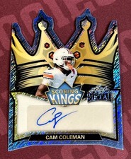 ‼️2026 Leaf Metal Scoring Kings Cam Coleman Auto #3/8 Auburn Tigers Read
