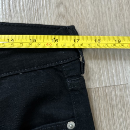 Levi's 513 Slim Straight Mens 34x30 (34x29) Jeans Black Denim Stretch Flex NWT - Picture 7 of 13