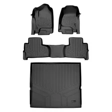 SMARTLINER A0136/B0153/D0153 2-Row Floor Liners +Behind Second Row Cargo Liner
