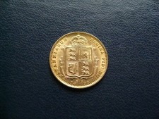 Victoria 1892 Gold Half Sovereign Jubilee Head S.3869D EF grade with lustre