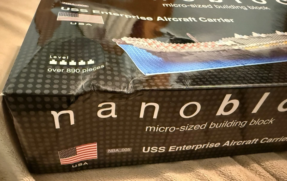 Nano Block USS Enterprise Aircraft Carrier Set New, Unopened. - Image 4 of 4