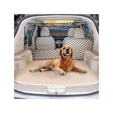 Car Dog Net Barrier 47" Pet Restraint 47.24 inches x 27.56 inches, Beige