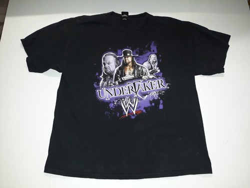 WWF The Undertaker Shirt Vintage Shirt Mens Size Near Medium 1999 RARE - Picture 2 of 12